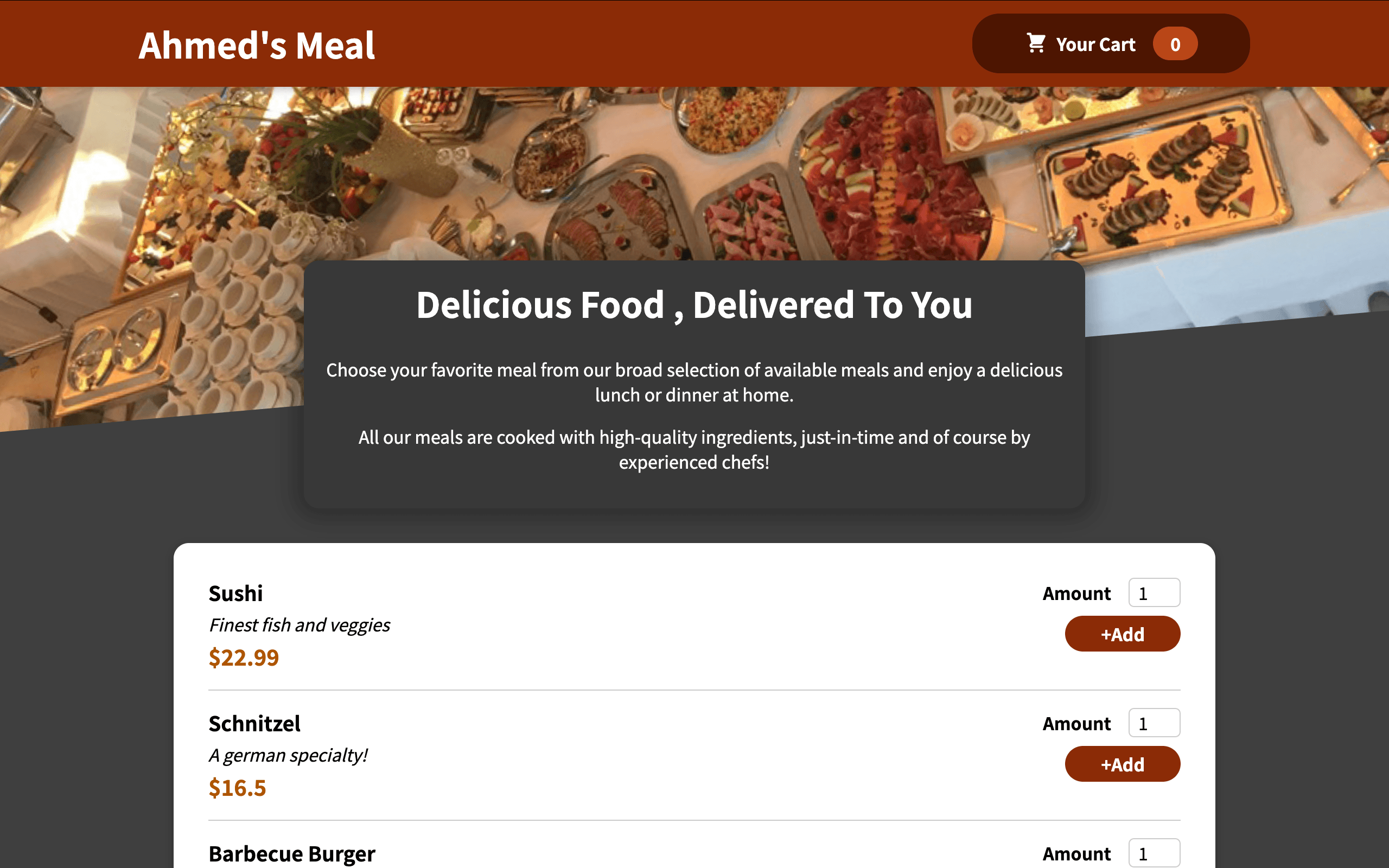 Food Order App