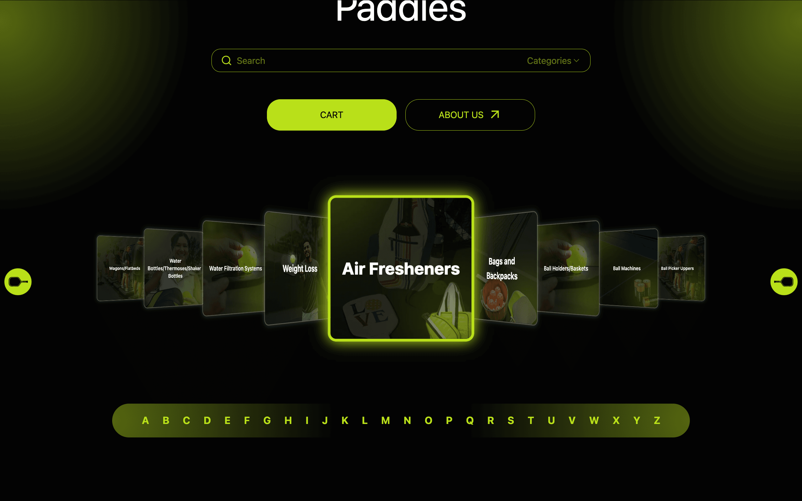 Pickleball E-commerce Web App